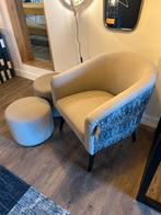 Fauteuil met poefjes fier wonen, Ophalen, Nieuw, 50 tot 75 cm