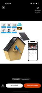 Vogelhuisje met camera - Nieuw in doos!, Tuin en Terras, Vogelhuisjes en Vogelbaden, Ophalen of Verzenden, Nieuw