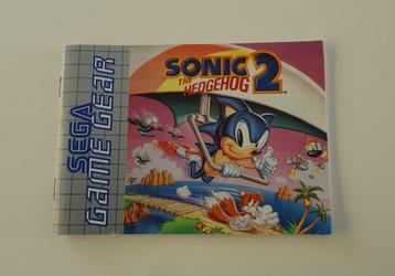 Handleiding / Manual Sonic The Hedgehog 2 Sega Game Gear beschikbaar voor biedingen