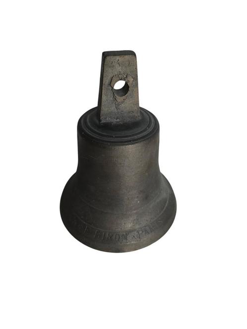 Antieke bronzen scheepsbel uit de jaren 1870 – E. Biron Pari, Antiek en Kunst, Antiek | Overige Antiek, Ophalen of Verzenden