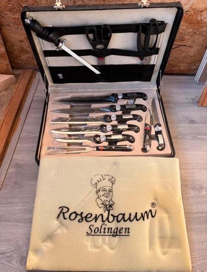 Rosenbaum Solingen Bestekset in Koffer, Huis en Inrichting, Keuken | Bestek, Nieuw, Bestekset, Rvs of Chroom, Vaatwasserbestendig