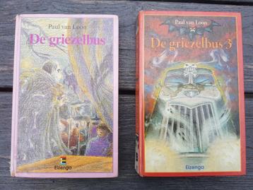 BOEK: De Griezelbus 1 en 3, Paul van Loon, Hardcover. beschikbaar voor biedingen