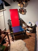 vintage design Rietveld Red & Blue fauteuil van Cassina, Ophalen, Gebruikt, 75 tot 100 cm, 50 tot 75 cm