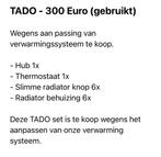 Tado systeem, Eén persoon, Cadeaubon, Overige typen