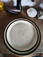Arabia Finland Karelia Schaal - 33 cm, Gebruikt, Porselein of Keramiek, Schaal, Rond
