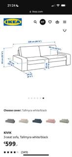 3 zits bank, zo goed als nieuw, Huis en Inrichting, Ophalen, Overige materialen, Gebruikt, Minder dan 75 cm