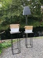 2 Riviera Maison manden, Huis en Inrichting, Ophalen, Gebruikt, Rond, Riet