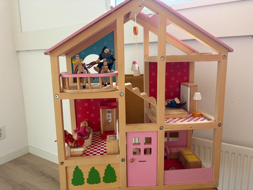 Poppenkast, Kinderen en Baby's, Speelgoed | Poppen, Ophalen, Gebruikt, Overige typen