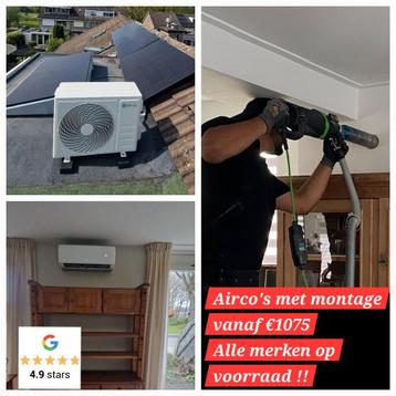 Split airco inclusief montage