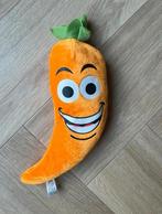 Knuffel wortel, 25 cm lang, Ophalen of Verzenden, Zo goed als nieuw, Overige typen