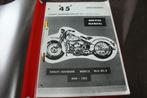 Harley Davidson 45 1940-1952 motorcycle service manual, Motoren, Handleidingen en Instructieboekjes, Ophalen of Verzenden, Harley-Davidson of Buell