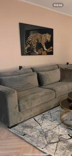Schilderij met luipaard, Huis en Inrichting, Woonaccessoires | Schilderijen, Tekeningen en Foto's, Ophalen of Verzenden, Zo goed als nieuw