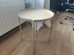 IKEA GLADOM Bijzettafel geel, Huis en Inrichting, Ophalen, Gebruikt, 50 tot 100 cm, 50 tot 75 cm