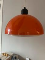 Oranje jaren '70 hanglamp voor boven de keukentafel, Ophalen, Zo goed als nieuw, Kunststof, Minder dan 50 cm