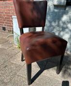 14 Horeca stoelen, Ophalen, Gebruikt, Bruin, Vijf, Zes of meer stoelen