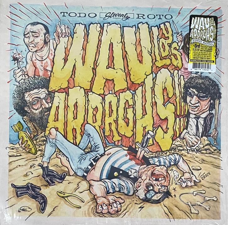 Wau Y Los Arrrghs!!! – Todo Roto (LP), Cd's en Dvd's, Vinyl | Rock, Zo goed als nieuw, Alternative, 12 inch, Verzenden