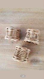 Riviera maison😊3 rattan servetringen voor 5 euro, Ophalen of Verzenden, Zo goed als nieuw