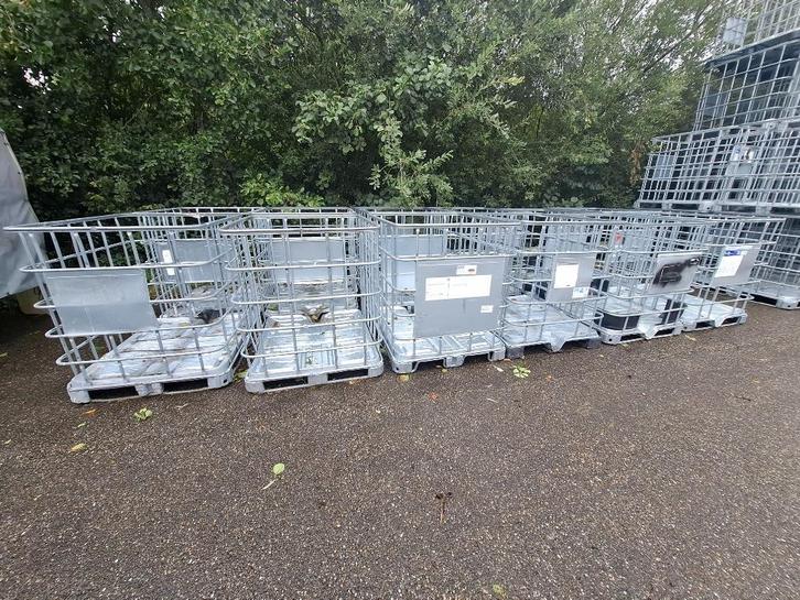 IBC kratten ijzeren/kunststof pallet v.a. € 20,- div maten, Doe-het-zelf en Verbouw, Kratten en Dozen, Gebruikt, Krat, 100 cm of meer