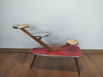 Vintage formica plantentafel - Etagère (60') beschikbaar voor biedingen