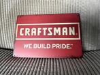 Craftsman , we build pride metalen reclamebord (Old Look), Reclamebord, Nieuw, Ophalen of Verzenden, Pand50