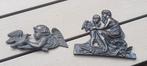 2. PRACHTIGE MASSIEF BRONZEN PLAQUETTES .
DE BEIDE PLAQUETTE, Antiek en Kunst, Antiek | Koper en Brons, Ophalen of Verzenden