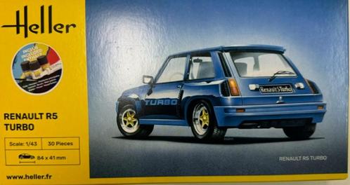 Coelianmodels, Heller, 56150, Renault R5 Turbo, 1/43, €13,99, Hobby en Vrije tijd, Modelbouw | Auto's en Voertuigen, Nieuw, Auto