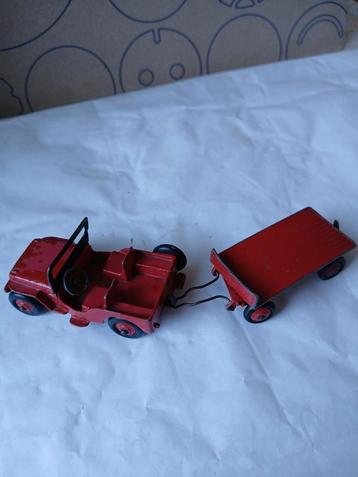 Jeep met aanhanger.  Dinky toys  beschikbaar voor biedingen