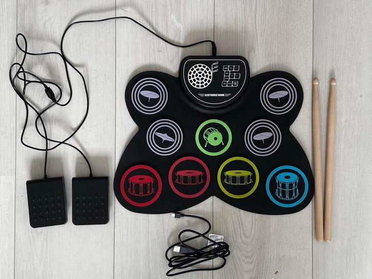 Elektronische Drumstel - Geweldig Geluid, Oplaadbaar, Muziek en Instrumenten, Drumcomputers, Zo goed als nieuw, Overige merken