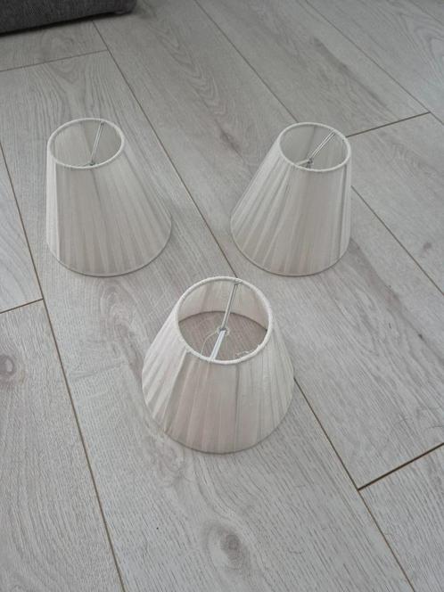 Mooie Organza klem-lampenkapjes, Huis en Inrichting, Lampen | Lampenkappen, Nieuw, Minder dan 25 cm, Rond, Wit, Ophalen