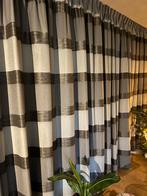Gordijnen - Grijs gestreept, Huis en Inrichting, Ophalen, 200 cm of meer, 150 tot 200 cm, Zo goed als nieuw