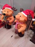 2 grote kerstberen rendieren hertjes 65cm kerst, Ophalen of Verzenden, Gebruikt