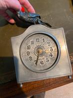 Portugese penduleklok van tin, Huis en Inrichting, Woonaccessoires | Klokken, Ophalen of Verzenden, Gebruikt, Analoog, Staande klok