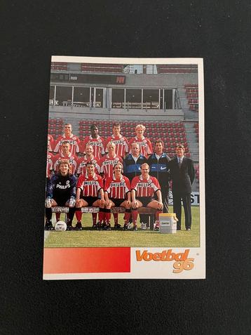 PSV Eindhoven Elftal - Panini Voetbal 96 Sticker beschikbaar voor biedingen