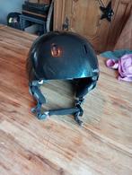 Zwarte skihelm Decathlon, Zo goed als nieuw, Kleding, Skiën, Minder dan 100 cm