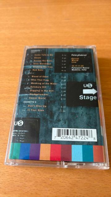 Peter Gabriel muziek cassette secret world live HX Pro dolby beschikbaar voor biedingen