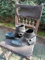 Biker Boots Zwarte en Bruine leren laarzen, Ophalen of Verzenden, Zo goed als nieuw, Zwart, Boots