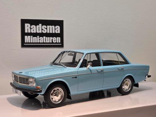 Volvo 144 1970 - lichtblauw - 1:18 BOS Models, Hobby en Vrije tijd, Modelauto's | 1:18, Nieuw, Auto, Ophalen of Verzenden