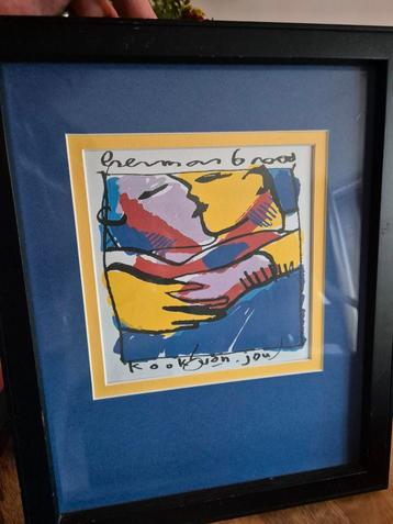 Herman Brood zeefdrukken, kook van jou en ik beschikbaar voor biedingen