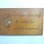 Religeus spreuken bord uit de jaren 50 [861], Ophalen