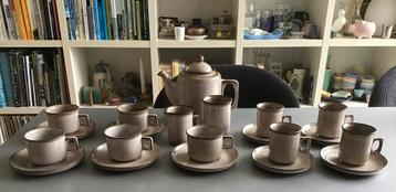 Vintage servies Potterie de Driehoek Huizen model Amsterdam beschikbaar voor biedingen