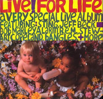 LP - Various ‎– Live! For Life