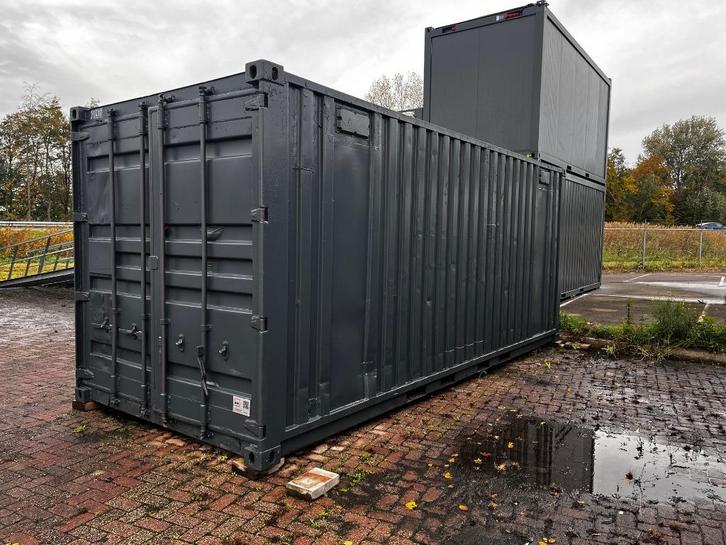 20ft opslagcontainer - inclusief extra beveiligingsslot, Zakelijke goederen, Machines en Bouw | Keten en Containers, Ophalen of Verzenden