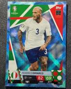 Topps EURO 2024    BLUE CRYSTAL PARALLEL   DIMARCO   ITALIA, Ophalen of Verzenden, Zo goed als nieuw, Plaatje