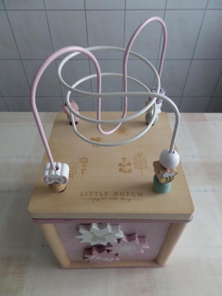 Little Dutch Activiteiten Kubus Hout, Kinderen en Baby's, Speelgoed | Houten speelgoed, Zo goed als nieuw, Overige typen, Ophalen of Verzenden