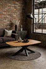 Salontafel Deens ovaal 130cm Mango Direct/Leverbaar E-2254, Huis en Inrichting, Tafels | Salontafels, Ophalen, 50 tot 100 cm, Nieuw