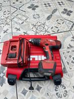 Hilti schroefboormachine met accu, koffer en lader, Verzenden, Hilti, J, Gebruikt