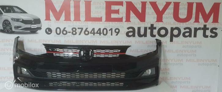 VOLKSWAGEN POLO 2G VOORBUMPER R-LINE NIEUW (2017- --), Auto-onderdelen, Carrosserie en Plaatwerk, Bumper, Voor, Nieuw, Ophalen of Verzenden