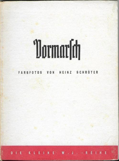 Vormarsch kleurenfoto's duits, Verzamelen, Militaria | Tweede Wereldoorlog, Landmacht, Boek of Tijdschrift, Duitsland, Ophalen of Verzenden
