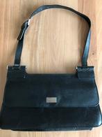Leren Claudio Ferrici tas, Verzenden, Zo goed als nieuw, Zwart, Schoudertasje