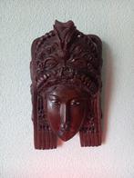 Prachtig Indonesisch houtsnijwerk vrouw, Antiek en Kunst, Kunst | Niet-Westerse kunst, Ophalen of Verzenden